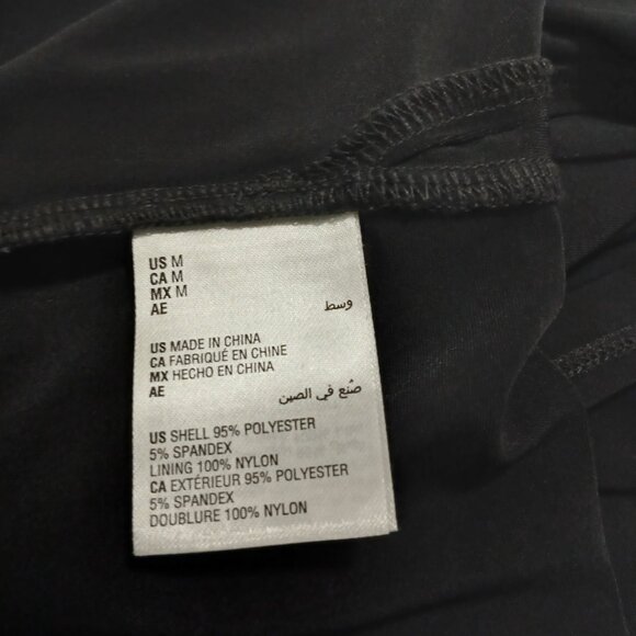 INC International Concepts Wrap Midi Dress Women’s Size M Black Belted - Picture 7 of 7